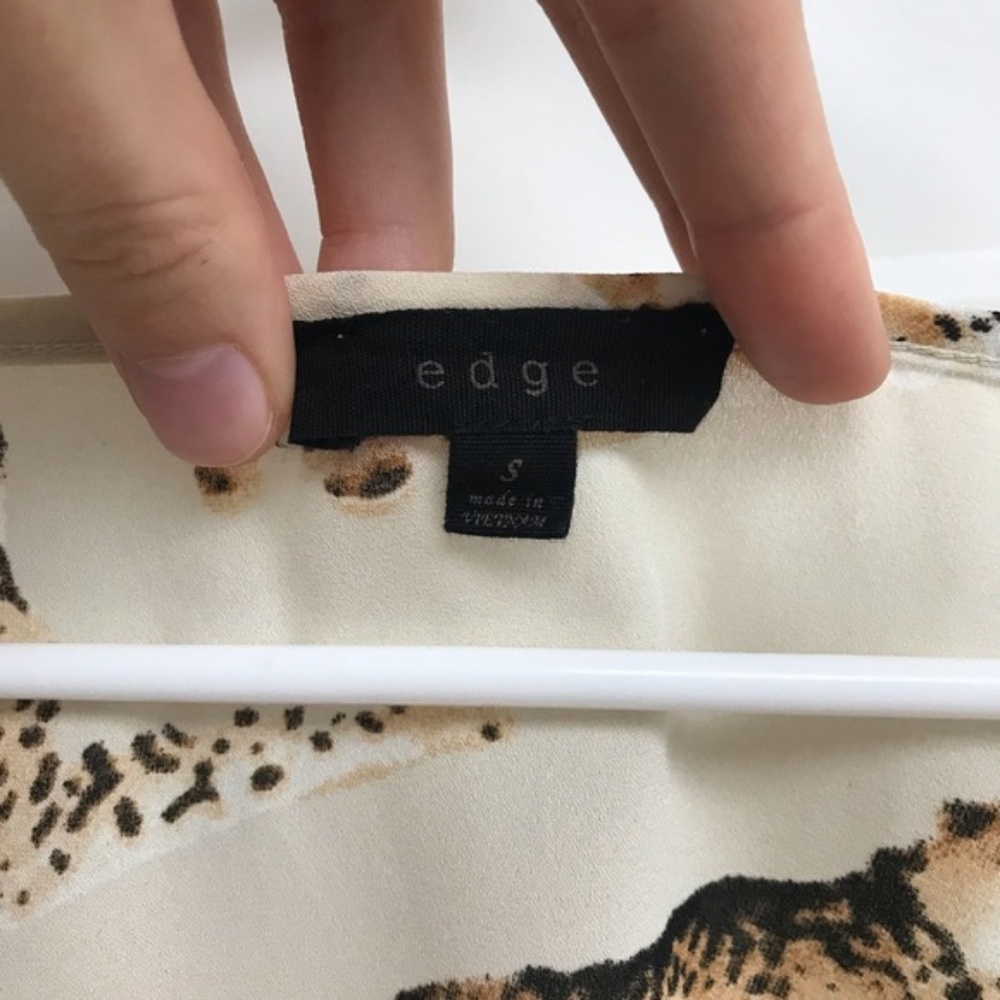 CLOSING SALE Edge Cheetah Blouse - Picture 2 of 5